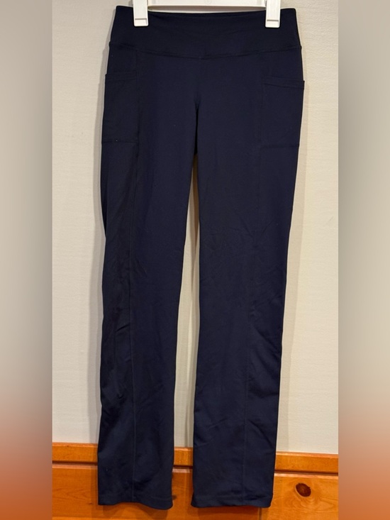 Skechers Pants - Skechers Navy Blue Side Pockets Leggings Women's Medium